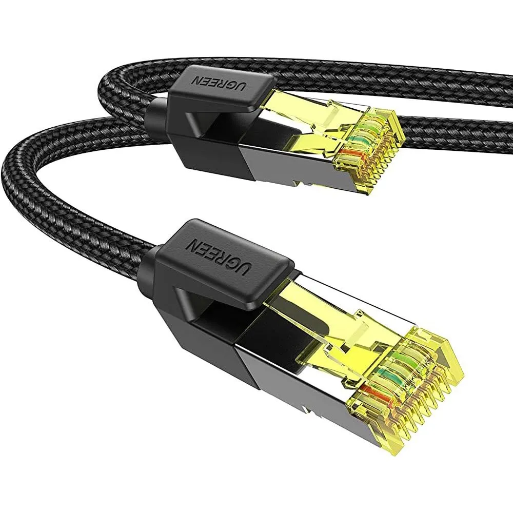 Ugreen Ethernet Cable Nylon Braided Gigabit Cat7 Rj45 Lan Cable 0 5m (1)