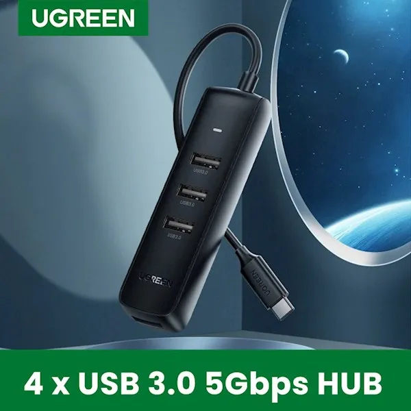 Ugreen Hub 4 In 1 Type C To Usb 3 0 4 Ports Adapter 5gbps Multi Port (2)