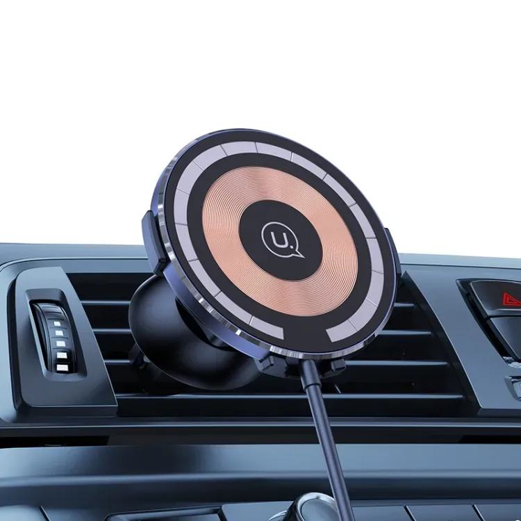 Usams Us Cd164 15w Ultra Slim Magnetic Car Wireless Charger (2)