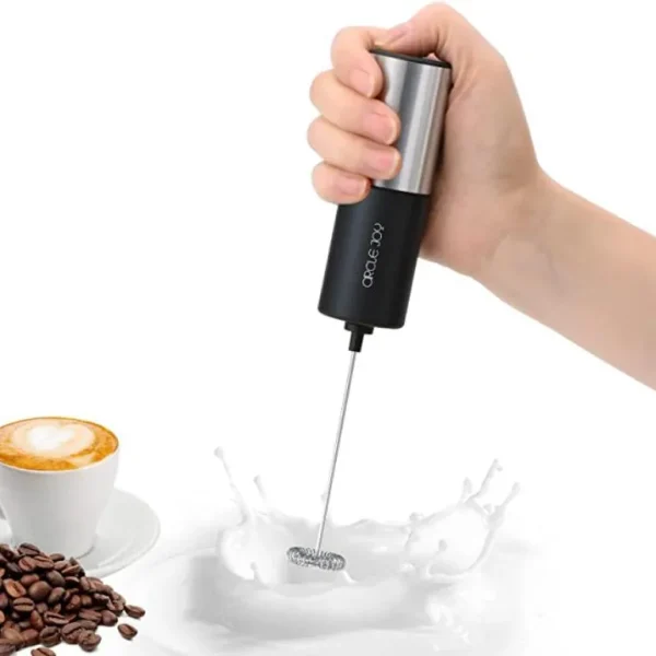 Xiaomi Circle Joy Silver Knight Milk Frother Electric Milk Frother Manual Milk Whisker (1)