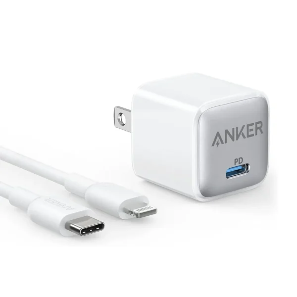 Anker 20w Nano Pro With Lightning Cable Mfi Certified A2638 (9)