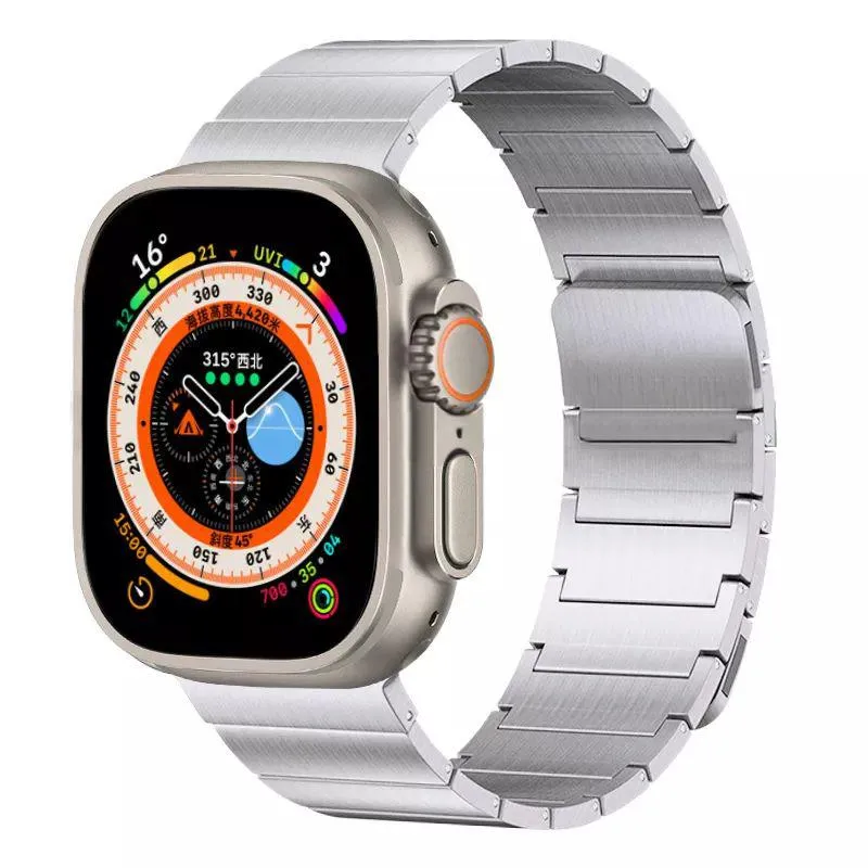 Magnetic Stainless Steel Strap For Apple Watch 44 45 Ultra 49 Mm (10)