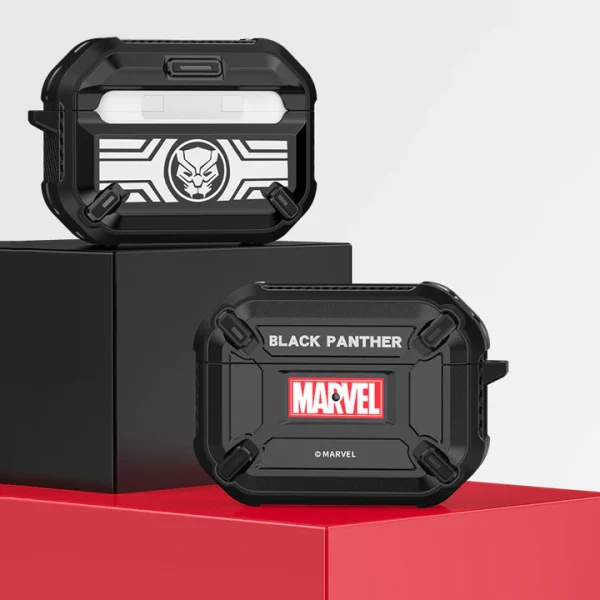Marvel Avengers Black Panther Rugged Series Protective Case For Airpods Pro (1)