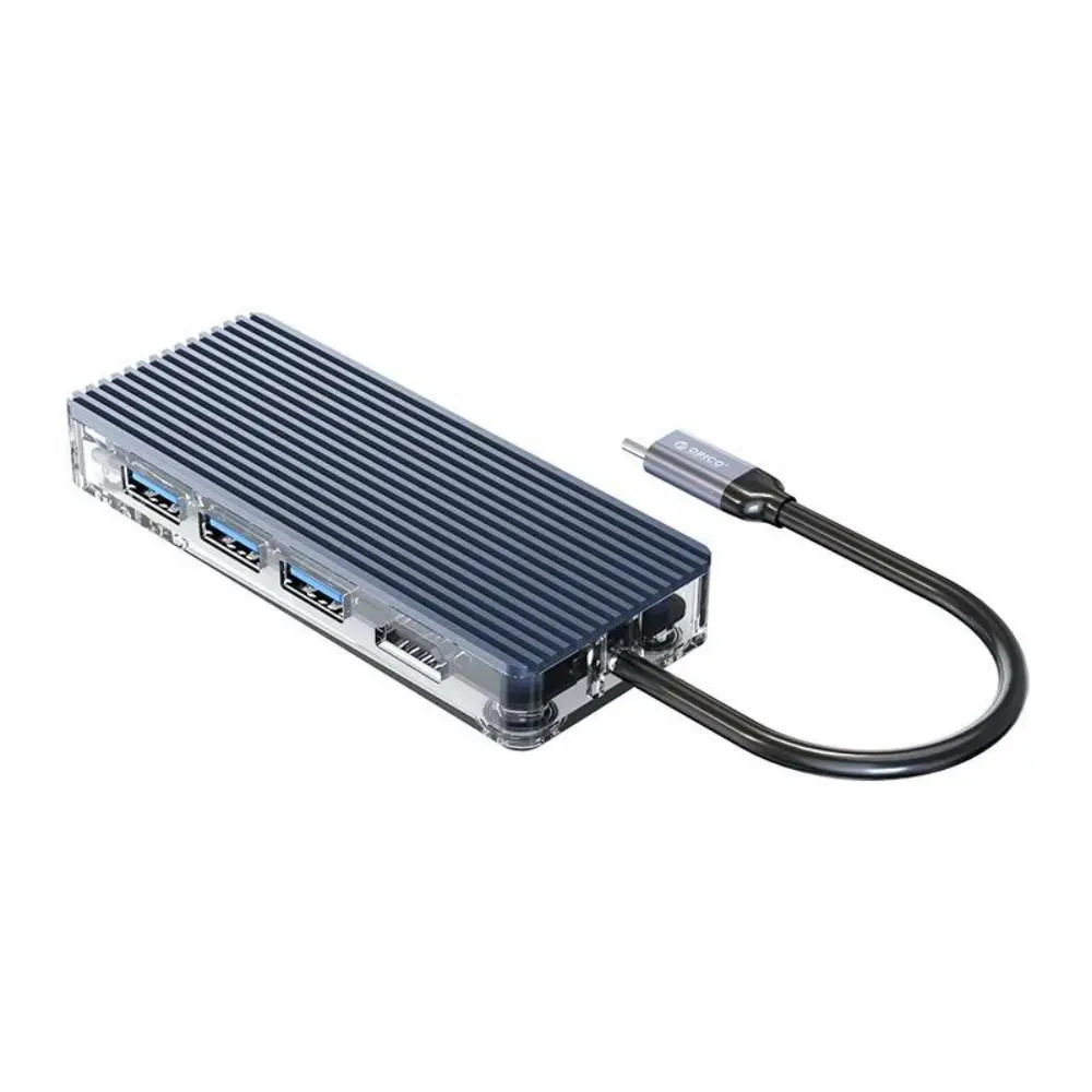 Orico Hub 8 In1 Multi Functional Type C Hub Usb 3 0 Ports Hdmi Rj45 Ethernet Micro Sd Card Reader (1)