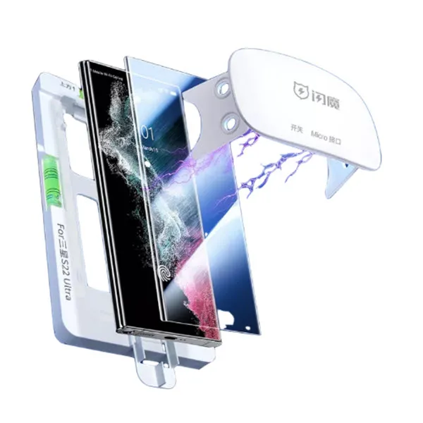 Smartdevil Full Glue Uv Tempered Glass Protector For Samsung Galaxy S23 Ultra