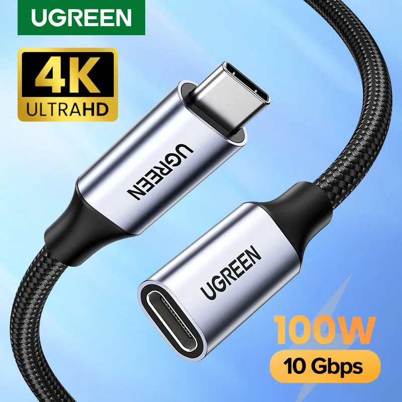 Ugreen Thunderbolt 3 Usb C Extension Cable Type C Male To Female Extender (1)