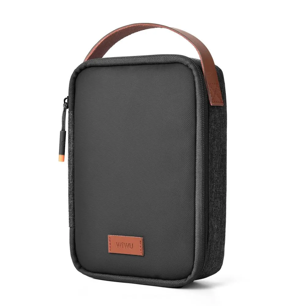 Wiwu Minimalist Travel Pouch For Electronics Macbook Accessorie Organizer Bag (3)