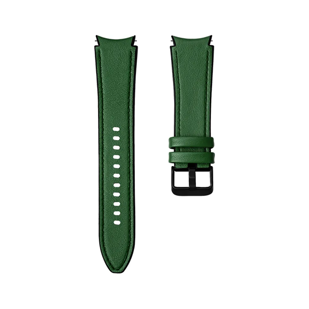 Silicone Leather Strap For Samsung Watch 4 4 Classic 5 5 Pro09 (1)