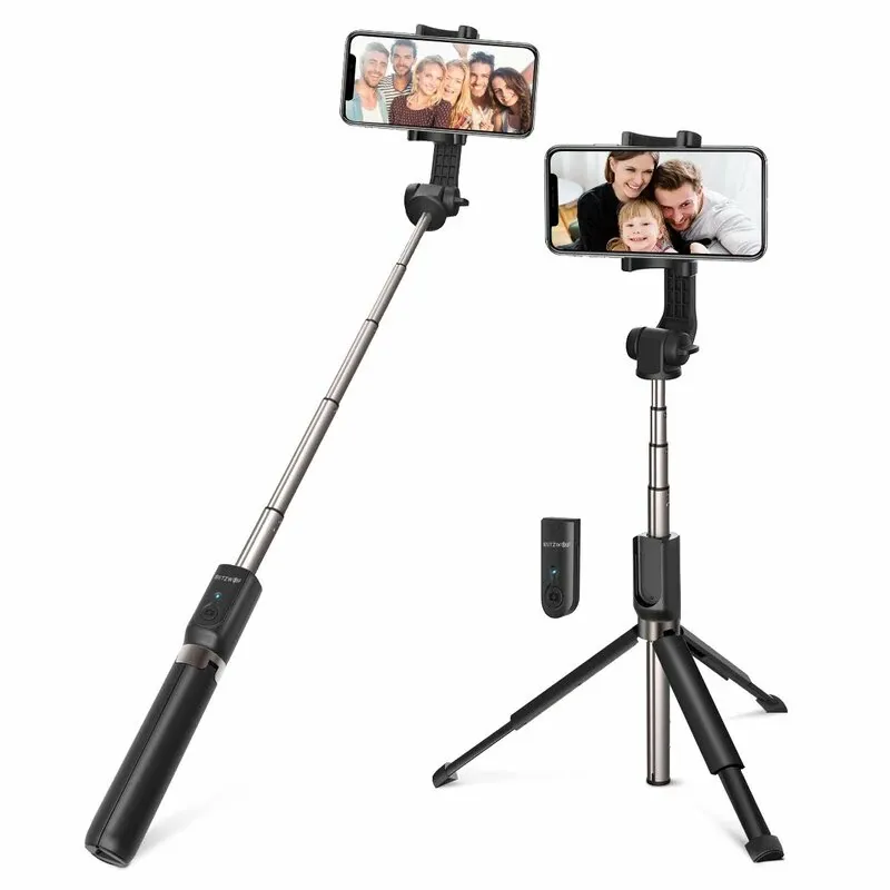 Blitzwolf Bw Bs4 Bluetooth Selfie Stick Tripod And Remote Shutter For Iphone Android (1)