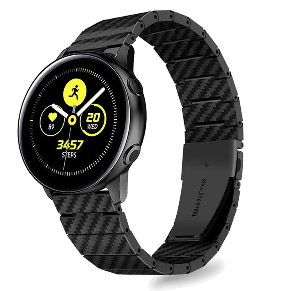 Coteetci W88 Carbon Fiber Pattern Watch Band 20mm (1)