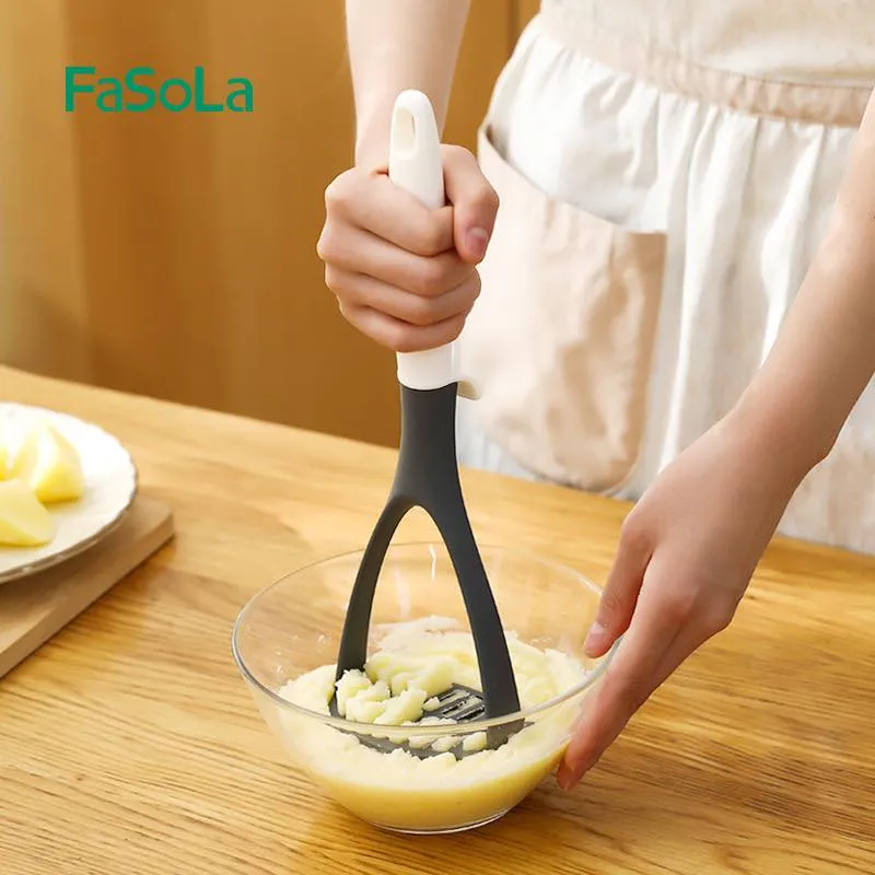 Fasola Plastic Potato Mashers Best Mashed Kitchen Tool Potato Smasher (3)