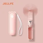 Jisulife F8x Mini Fan Portable Fan 4800mah Rechargeable Fan With Power Bank And Flashlight Function (2)