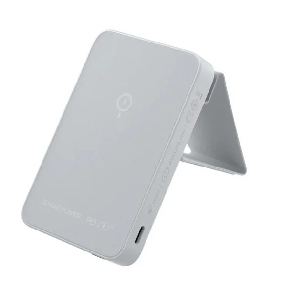 Momax Q Mag Power 9 Pd 20w 5000mah Magnetic Wireless Charging Power Bank With Stand Ip109 (1)