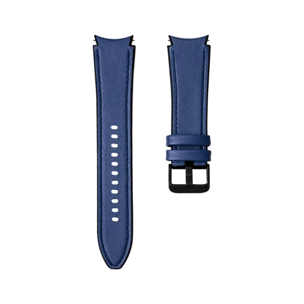 Silicone Leather Strap For Samsung Watch 4 4 Classic 5 5 Pro (2)