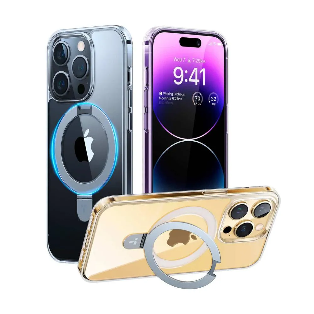 Torras Upro Ostand Iphone 14 Series Clear Magnetic Case (3)