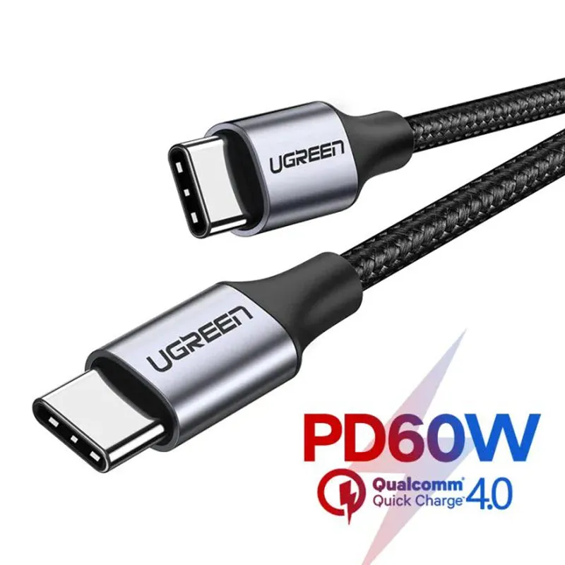 Ugreen Us261 Usb C To Usb C 60w 3a Cable (1)