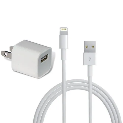 Apple 5w Usb Power Adapter With Data Cable For Iphone All Series