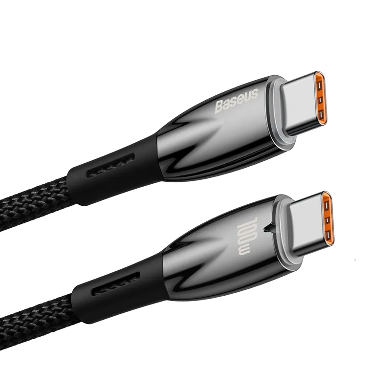 Baseus Glimmer Series 100w Type C To Type C Fast Charging Data Cable (1)
