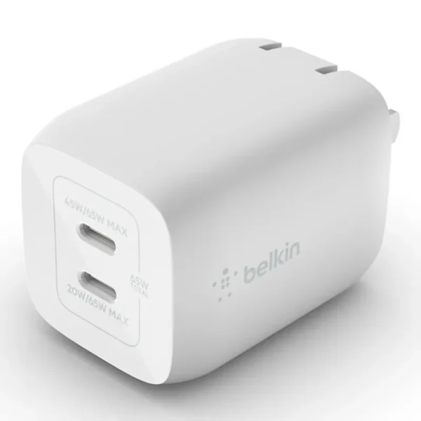 Belkin Boost Charge Pro 65w Dual Usb C Wall Charger (1)