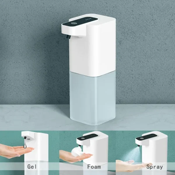 Automatic Soap Dispenser Usb Charging Touchless Smart Hand Spray Foam Gel Dispensers (7)
