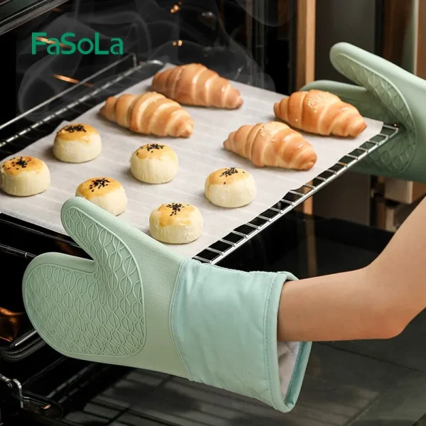 Fasola Extra Long Silicone Smoker Oven Glove 1pc (1)