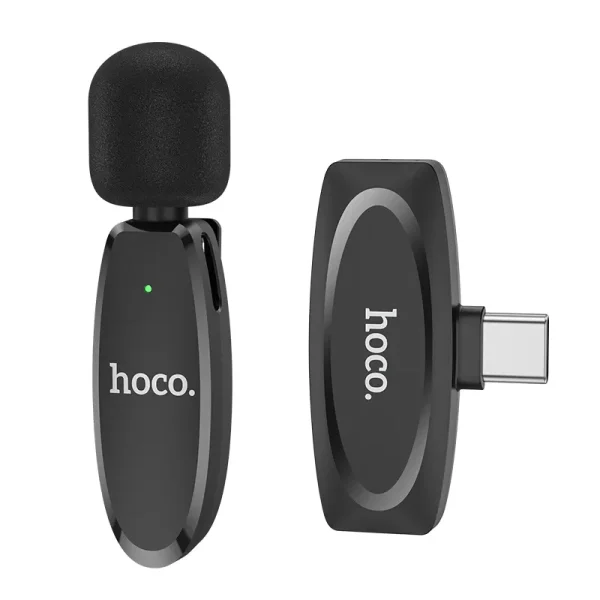 Hoco L15 Wireless Lavalier Microphone (2)
