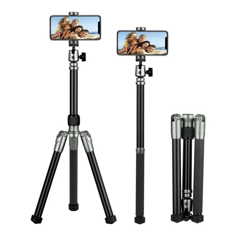 Momax Tripod Hero Portable Lightweight Camera Tripod Monopod Stand With Phone Clip Trs7 (2)