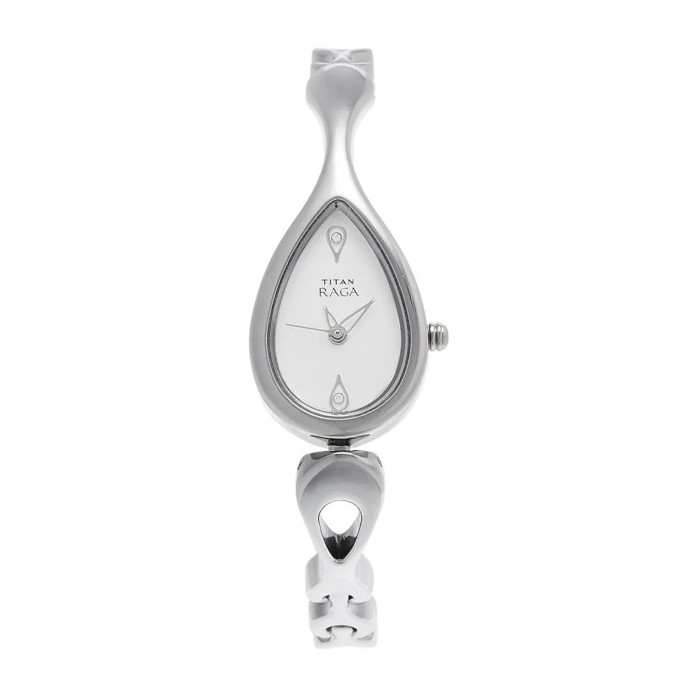 Titan Raga Nn2400sm01 Silver Dial Metal Watch (2)