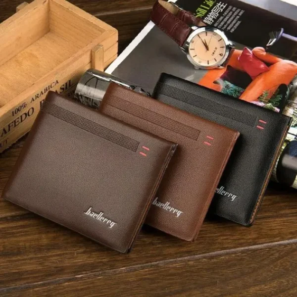 Baellerry Pu Leather Multi Card Clip Double Fold Wallet (7)