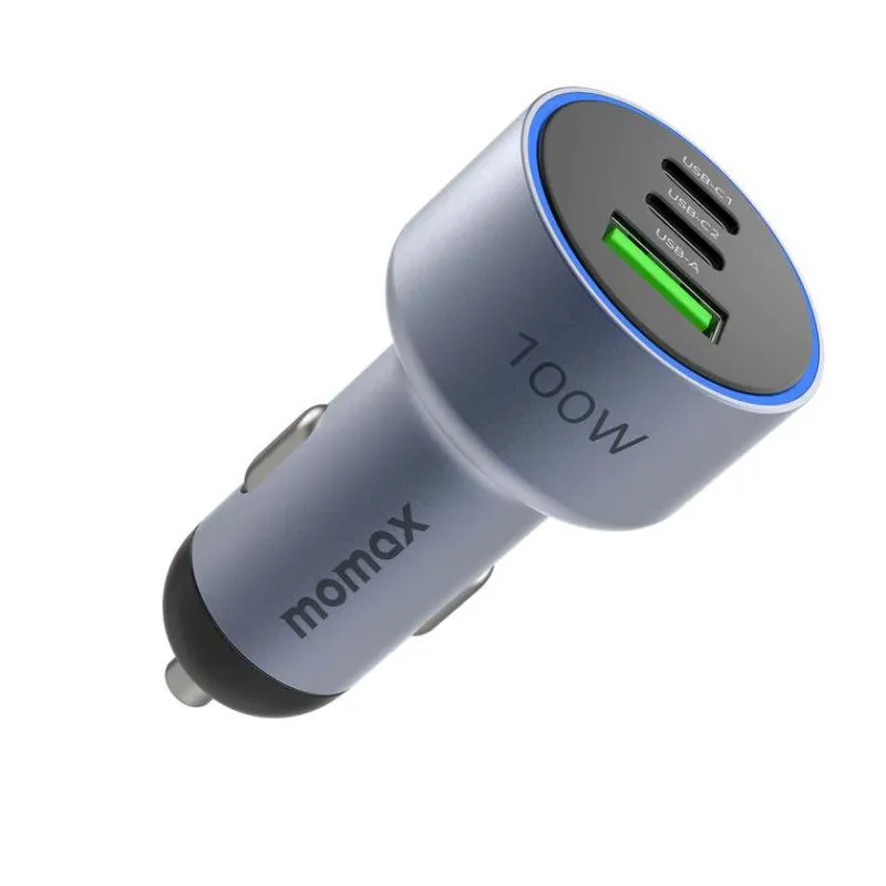 Momax Uc17 Move 100w Triple Fast Charge Car Charger (1)