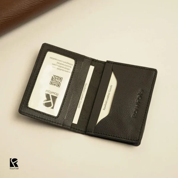 Rawfold Card Holder Rw1301 Black Grain (4)