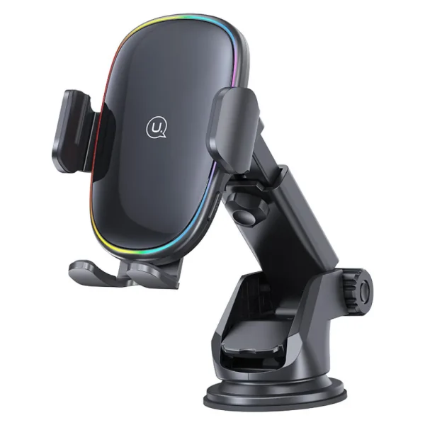 Usams Us Cd187 15w Wireless Charging Car Holder With Colorful Light (4)