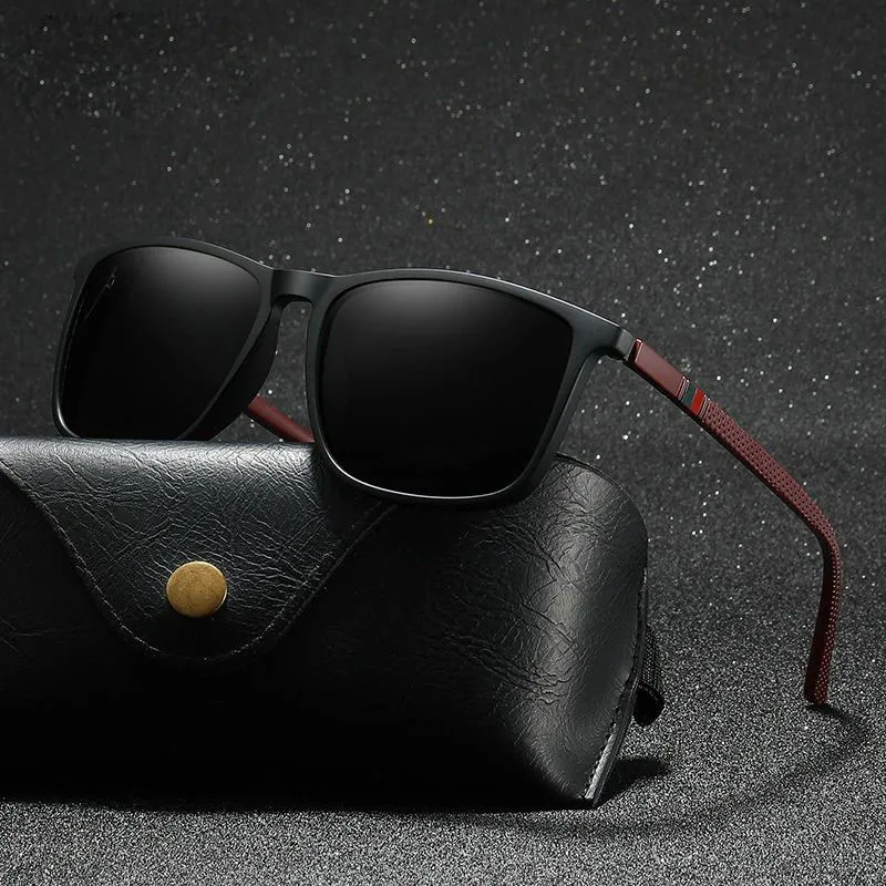 Uv400 Polarized Sunglasses Luxury Square Vintage For Men (5)