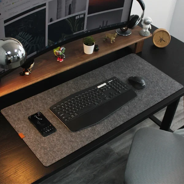 Cushion Large Computer Desk Mat Deskpad Mousepad Table Keyboard Non Slip
