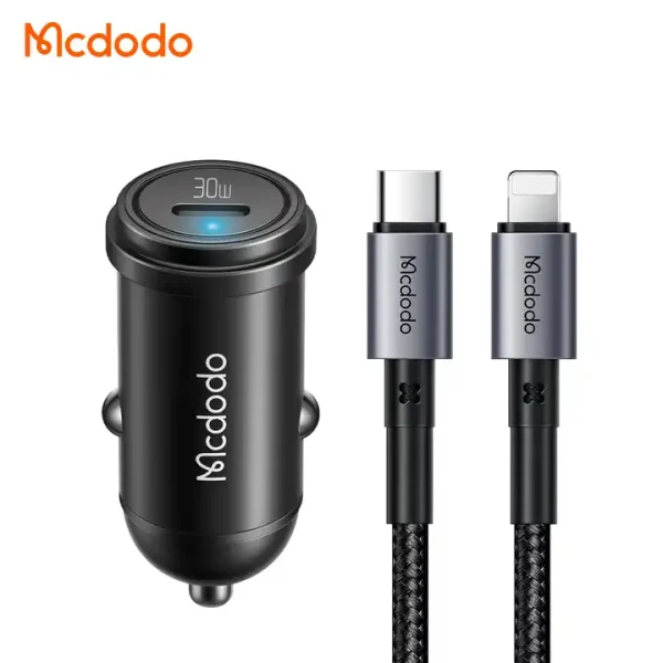 Mcdodo 749 30w Pd Usb C Car Charger And Ip Cable Set (1)