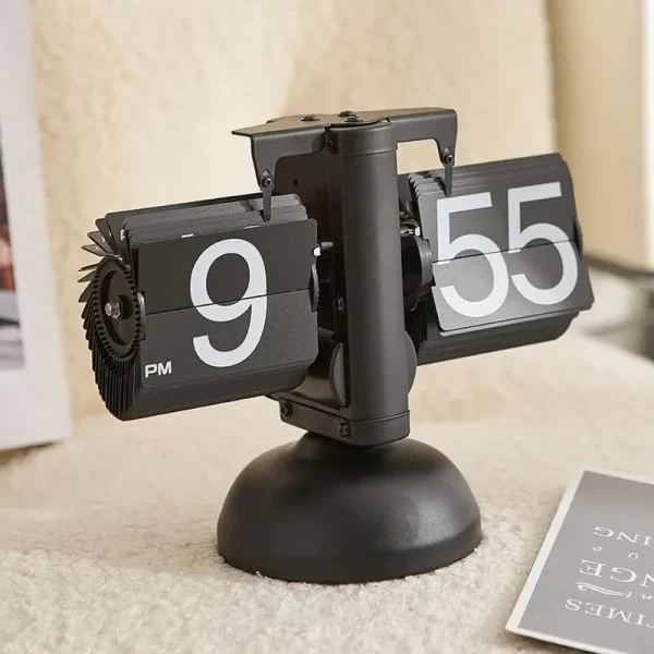 Modern Vintage Luxury Flip Digital Clock 800 800