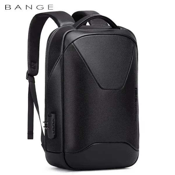 Bange Bg 6621 Leather Anti Theft Travel Backpack (1)