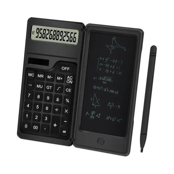 Calculator With Notepad Trelc 12 Digits Lcd Display Solar Desktop Calculator Support Sol (3)