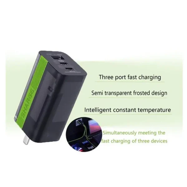 Sharge Hermit 65w Gallium Nitride Multi Port Fast Charger (2)