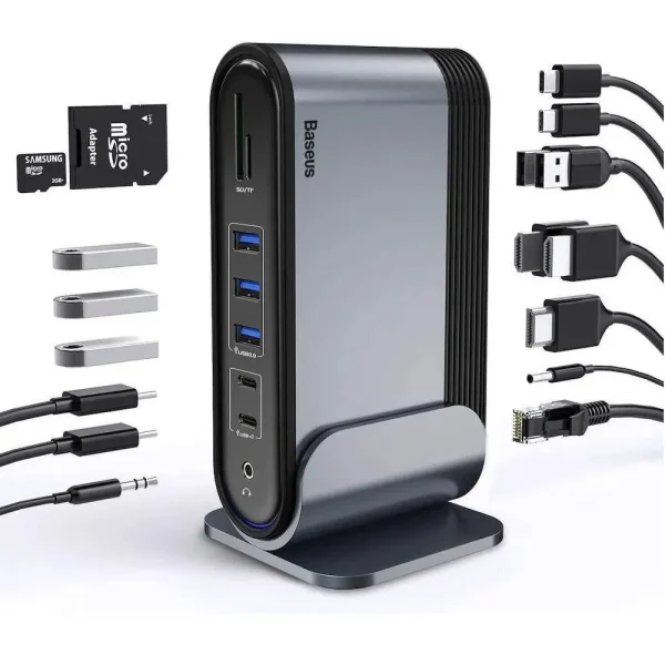 USB hub HB1 USB-A to four ports USB 2.0 charging and data sync - HOCO