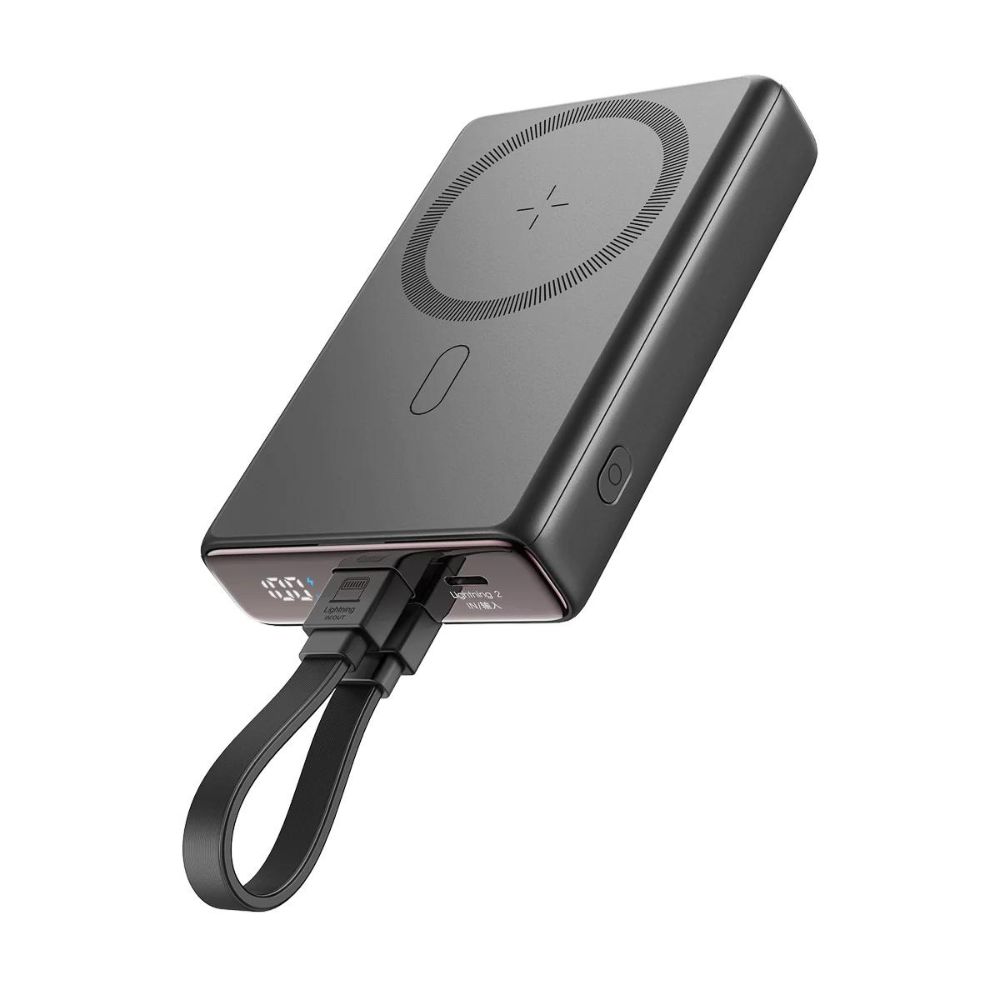 Joyroom Jr Pbm01 20w Magnetic Wireless Power Bank With Built In Cable Kickstand 10000mah (1)