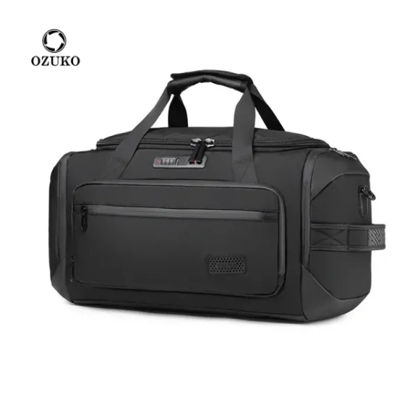 Ozuko 9709 55l Travel Bag Waterproof Duffel Bag With Shoes Compartment Business Travel Bag Luggagen (7)