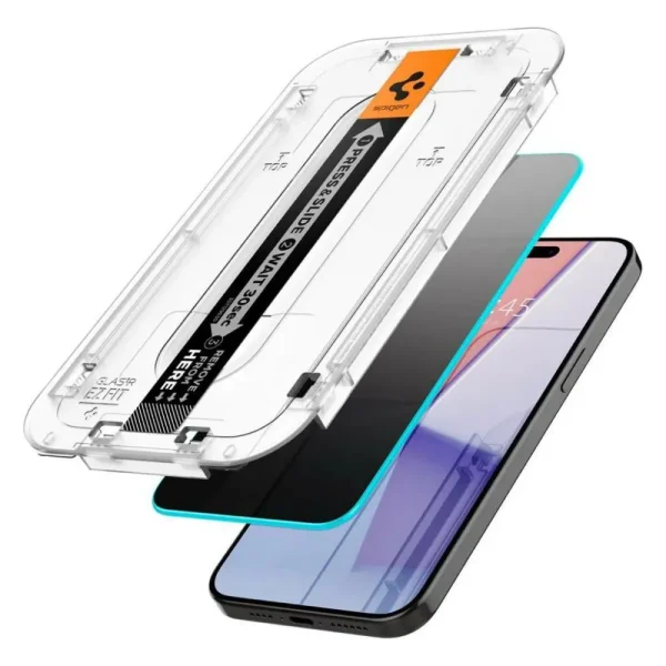 Spigen Glas Tr Ez Fit Hd Privacy Screen Protector For Iphone 15 Pro Max 1pack (1)