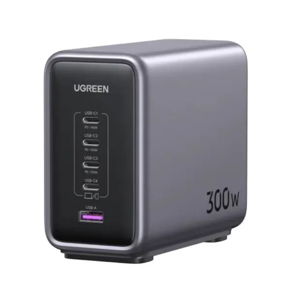 Ugreen Nexode 300w Usb C Gan Charger 5 Ports Desktop Charging Station (6)