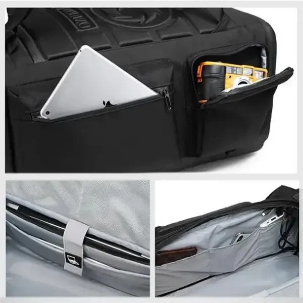 Ozuko 9326 Waterproof Anti Theft Multifunctional Capacity Laptop Travel Backpack 5.webp